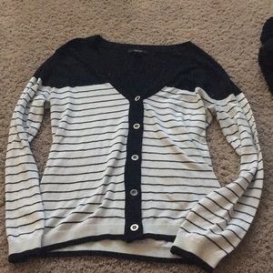 Stripped Cardigan